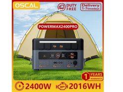 Preciazo! Estación de energía portátil Oscal PowerMax2400 Pro 2016Wh 2400W a 495€