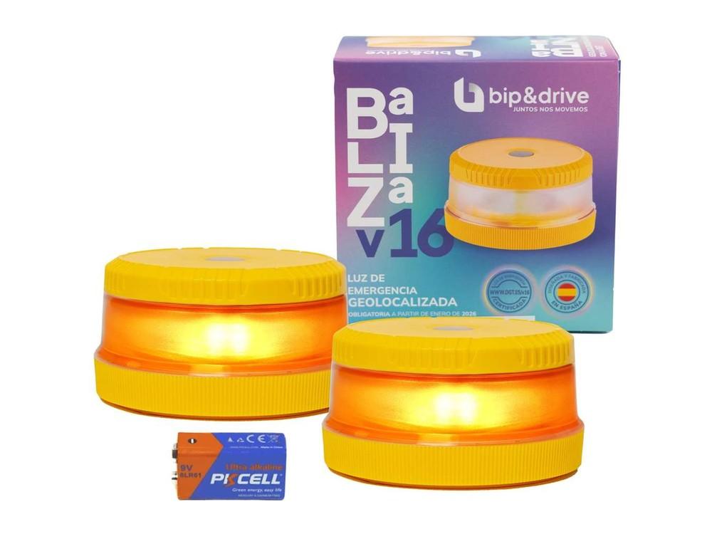 Pack de 2 balizas V16 Bip&Drive