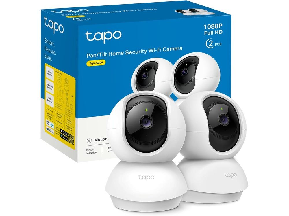Pack de 2 cámaras TP-Link Tapo C200P2