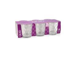 Chollo Amazon! Pack de 6 vasos de cristal Quid Kata de 26cl a 1,8€