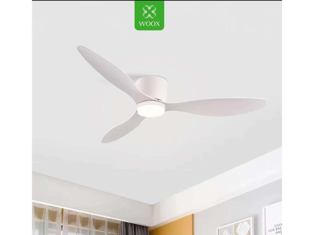 Ventilador de techo con luz LED y mando 86 cm