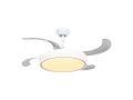 Ofertón! Ventilador de techo con luz LED, mando y temporizador a 26,34€