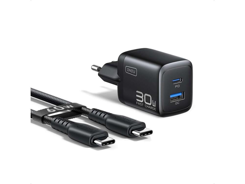 Cargador INIU USB C GaN 30W