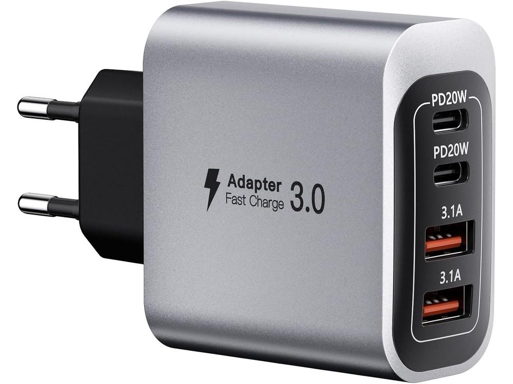 Cargador USB-C de 40 W con 4 puertos