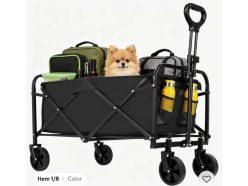 Rebaja! Carretilla plegable multiusos de 100L y carga de 75kg a 33,59€
