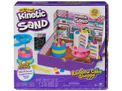 Rebaja Amazon! Kinetic Sand Rainbow Cake Shoppe con 10 accesorios de cocina a 10,7€