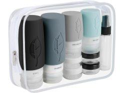 Ofertón Amazon! KOOSREEL Silicone Travel Bottles bolsa impermeable accesorios de llenado. a 7,4€