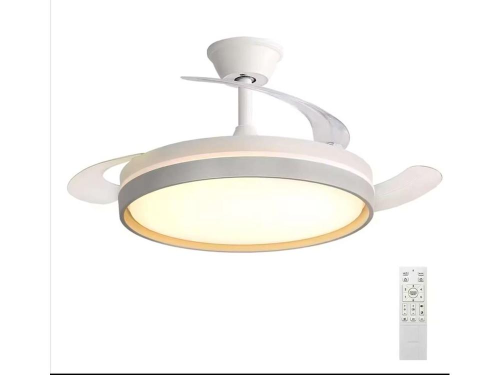 Lámpara de techo con ventilador invisible