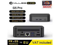 Preciazo! Mini PC MLLSE G5 Pro con AMD Ryzen 7 5800H, 16GB RAM y SSD 512GB a 221,95€