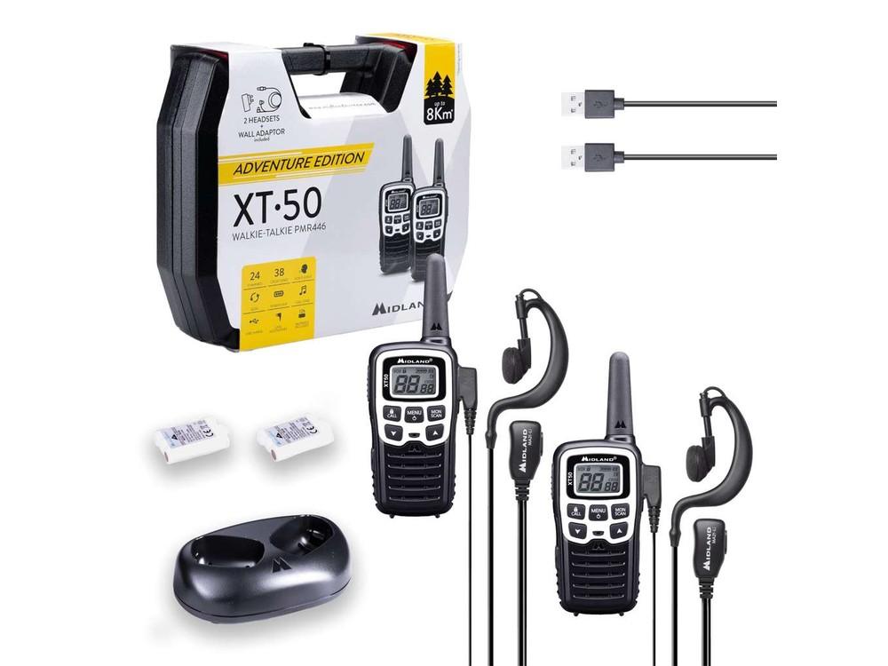 Pack de 2 walkie-talkies Midland XT50