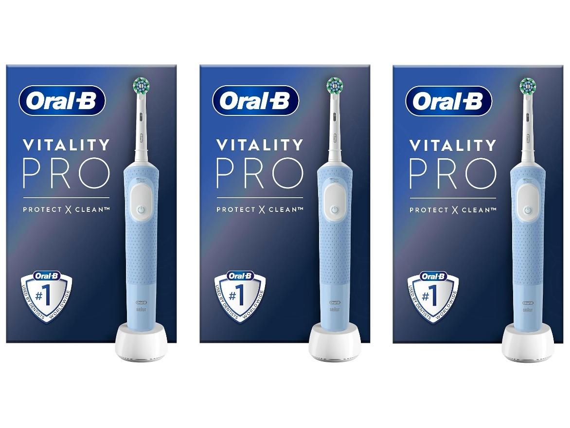 Pack de 3 cepillos eléctricos Oral-B Vitality Pro