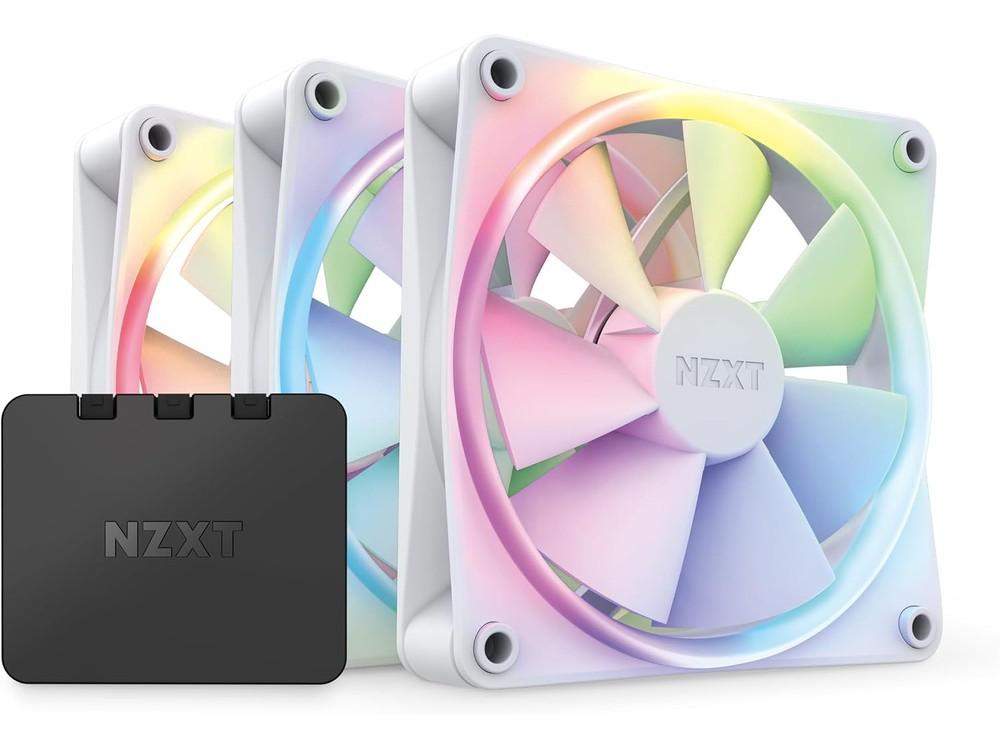 Pack de 3 ventiladores NZXT F120 RGB con controladora