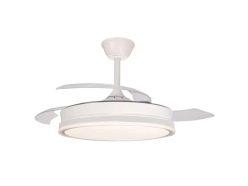 Rebaja! Ventilador de techo PITIJOPO con motor DC, aspas retráctiles y LED regulable 45W a 32,95€