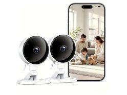 Preciazo Amazon! Pack de 2 cámaras WOLFANG WS01 1080p WiFi con Alexa a 19,9€