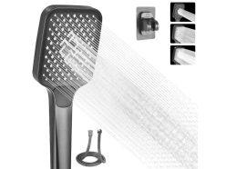 Ofertón Amazon! Alcachofa de ducha con manguera, base y 3 modos a 5,99€