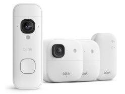 Rebaja Amazon! Pack Blink de cámara exterior y videotimbre 2K+ con módulo Sync a 62,9€