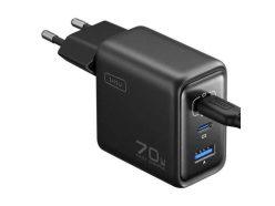 Descuento! Cargador GaN INIU 70W con enchufe plegable a 13€