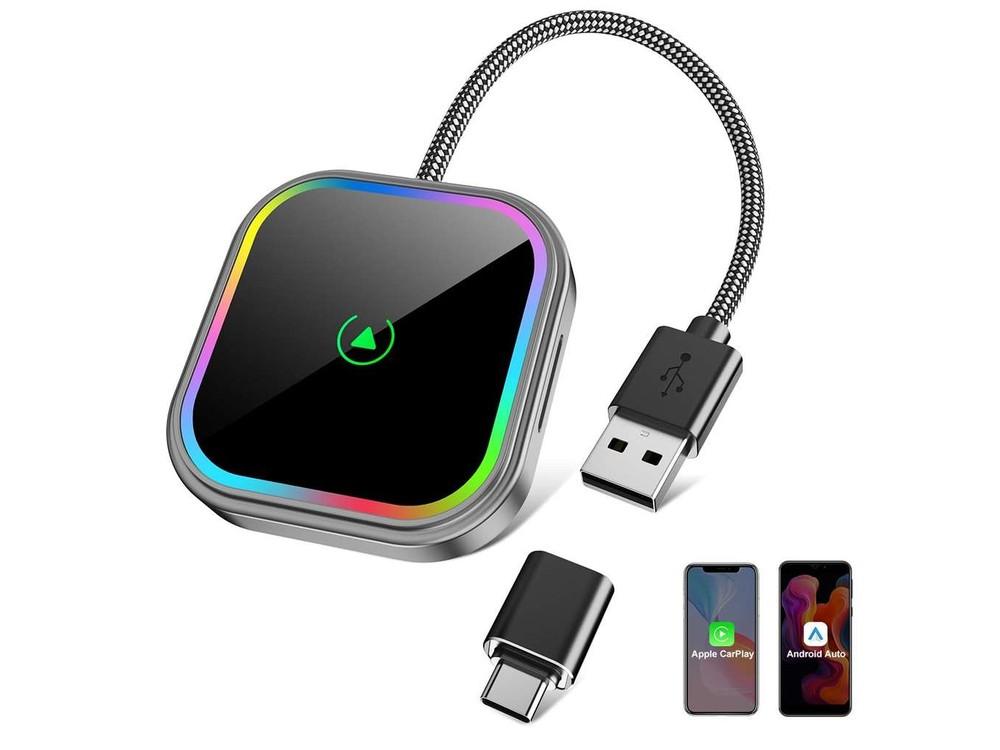ESSGOO Mini Adaptador CarPlay y Android Auto