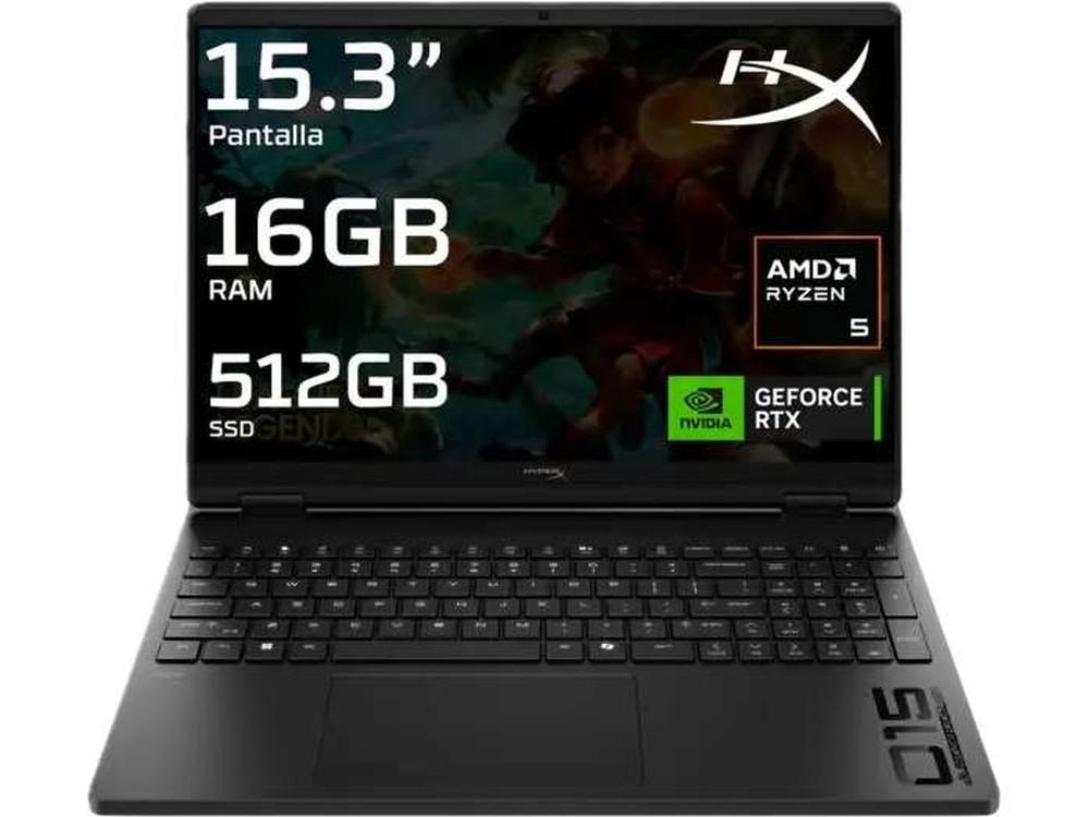 HP HyperX OMEN 15-gb0006ns AMD Ryzen 5 240 16/512GB RTX 5050