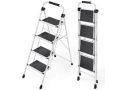 Preciazo Amazon! KINGRACK Escalera Plegable de 4 Peldaños a 38,57€
