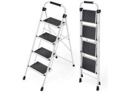 Preciazo Amazon! KINGRACK Escalera Plegable de 4 Peldaños a 38,57€
