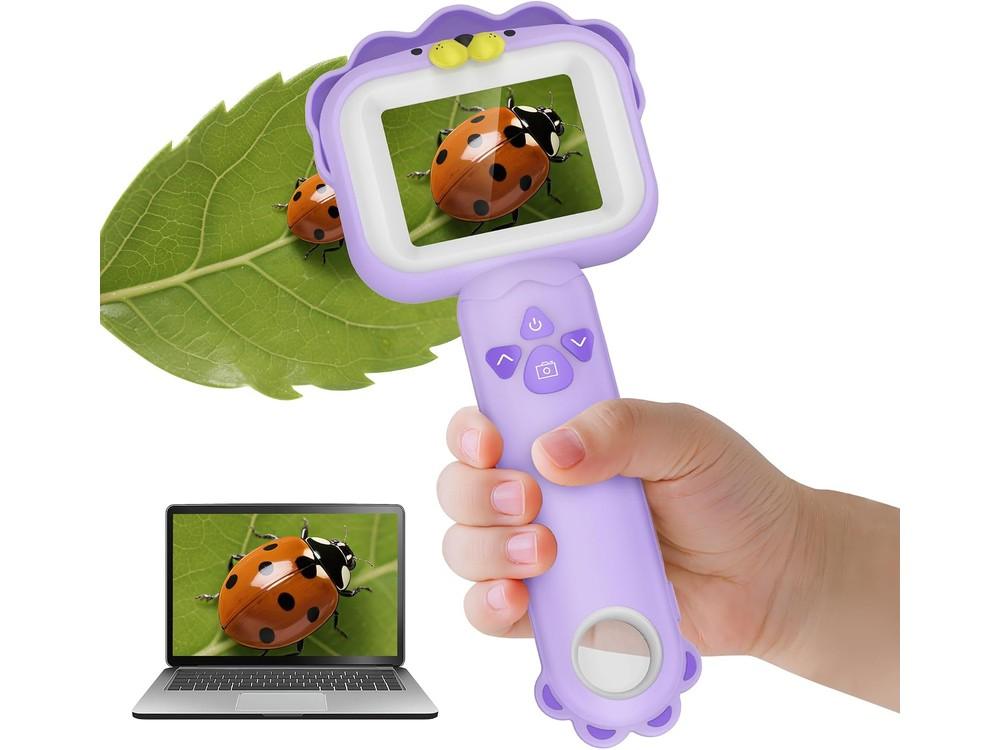 Microscopio infantil de doble lente