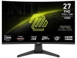 Rebaja! Monitor MSI MAG 276CF E20 27″ Full HD curvo 200Hz a 92,6€