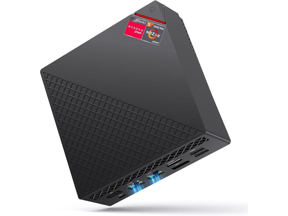 NiPoGi AM06PRO Mini PC,АMD Ryzen 5 7430U,WIN-11 Pro,16GB DDR4,512GB SSD
