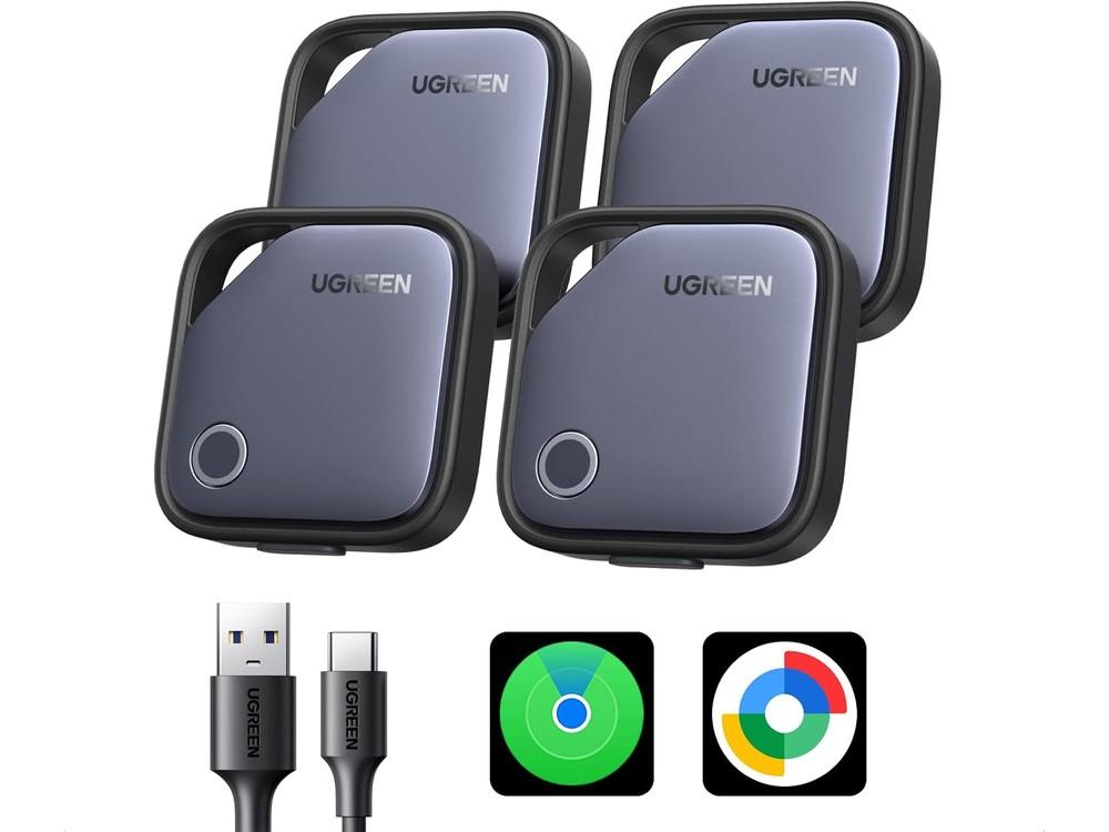 Pack de 4 localizadores Bluetooth UGREEN FineTrack Duo