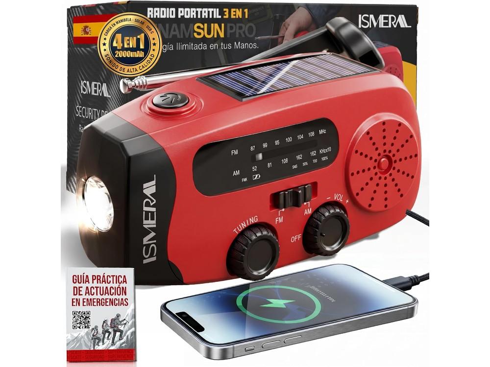 Radio solar de emergencia AM/FM