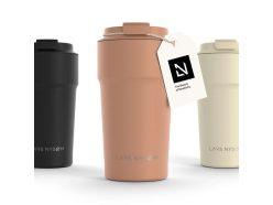Rebaja Amazon! Taza térmica LARS NYSØM 500 ml antifugas, conserva bebidas 4h calientes y 8h frías a 13,99€