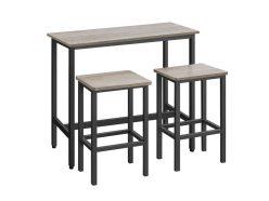 Preciazo Amazon! VASAGLE BARNET juego de mesa y 2 taburetes de bar a 56,2€
