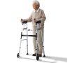 Descuento Amazon! VEVOR Andador plegable 2 en 1 con reposabrazos extraíbles a 39,9€