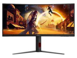 Descuento! Monitor AOC CU34G4 34″ UWQHD curvo 180Hz a 186,1€