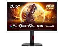 Ofertón! Monitor AOC G4 Q27G4SDR 26,5″ QD-OLED QHD 360Hz a 402€