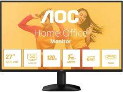 Ofertón! Monitor AOC Q27B35S3 27″ QHD IPS 120Hz a 84,1€