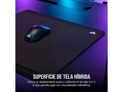 Rebaja Amazon! Alfombrilla de ratón Corsair MM500 V2 de tela híbrida resistente a derrames a 14,99€