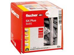 Chollo Amazon! Pack de 50 tacos Fischer SX Plus 8×65 a 5,4€