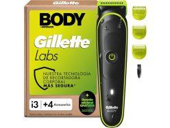 Chollo Amazon! Afeitadora corporal GilletteLabs i3 Body + Intimate resistente al agua a 29,9€