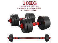 Chollo! Juego de mancuernas ajustables 2 en 1 de 10 kg a 13,8€