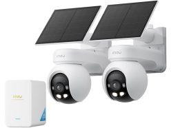 Preciazo Amazon! Kit Imou AOV Track Plus de 2 cámaras solares 4K con Hub y 32GB a 284€