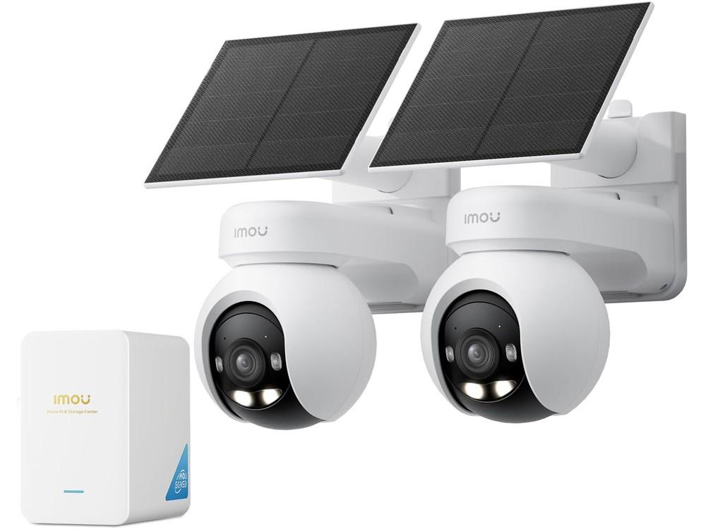 Kit Imou AOV Track Plus de 2 cámaras solares con Hub
