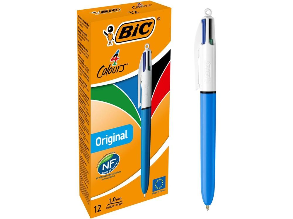 Pack 12 bolígrafos BIC 4 colores