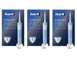 Preciazo Amazon! Pack de 3 cepillos de dientes eléctricos Oral-B Vitality Pro a 45,9€