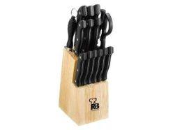 Descuento! Set de cuchillos RENBERG Tenesse de 15 piezas con tacoma de madera a 9,9€