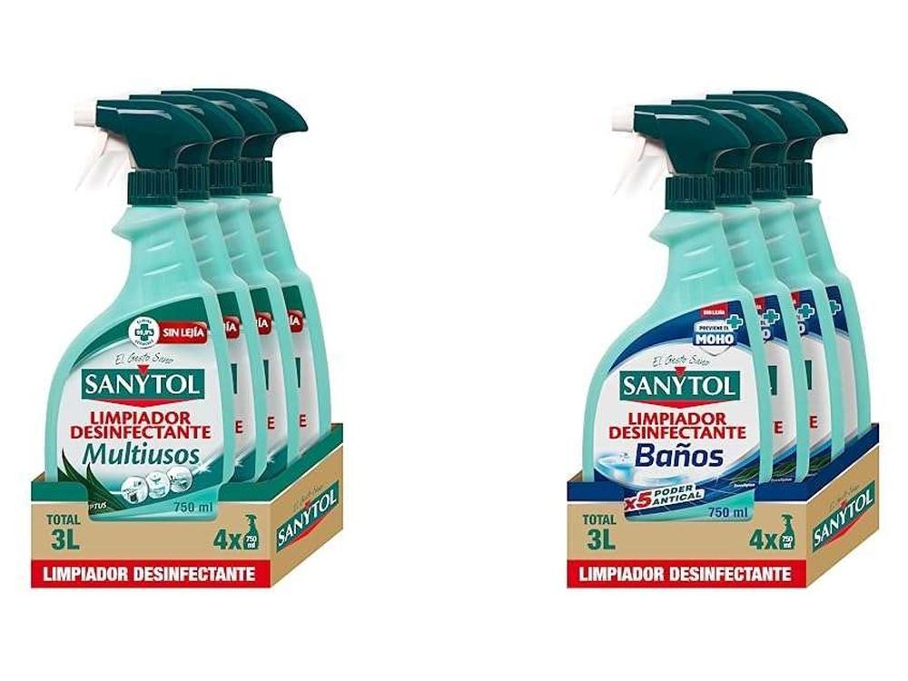Sanytol Pack 4X Multiusos + Pack 4X Baños