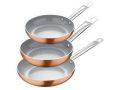 Descuento! Set 3 sartenes SAN IGNACIO Arde de 18, 22 y 26 cm a 19,9€