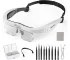 Lupa de cabeza LED recargable con 4 lentes desmontables