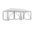 Outsunny carpa de jardín 6x3 m con 6 mosquiteras laterales