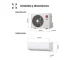Aire acondicionado Split 1x1 LG WIFIECO12.SET